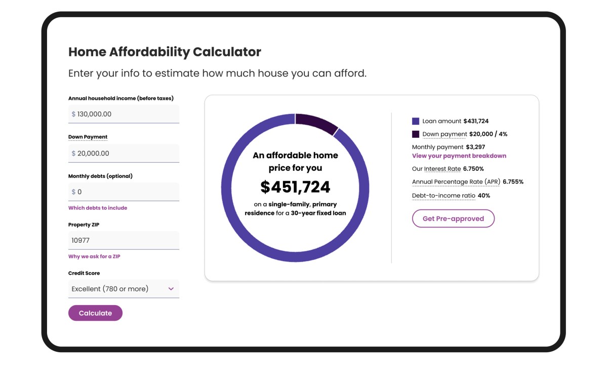 Affordability Calculator
